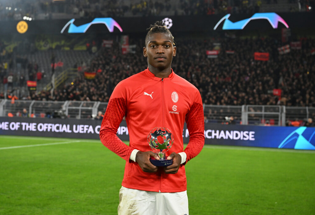 Rafael Leao Ac Milan Borussia Dortmund-Milan Champions League 2023-24