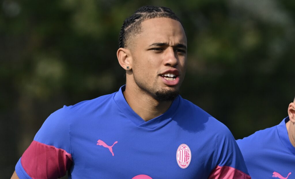 Noah Okafor AC Milan allenamento Milanello