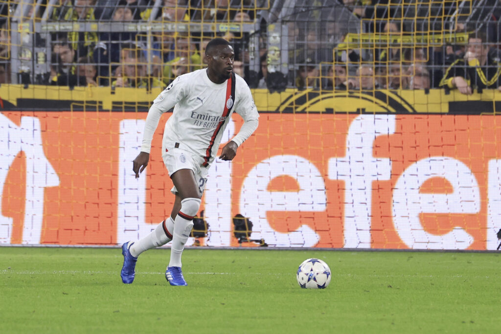 Fikayo Tomori,Ac Milan Borussia Dortmund-Milan Champions League 2023-24