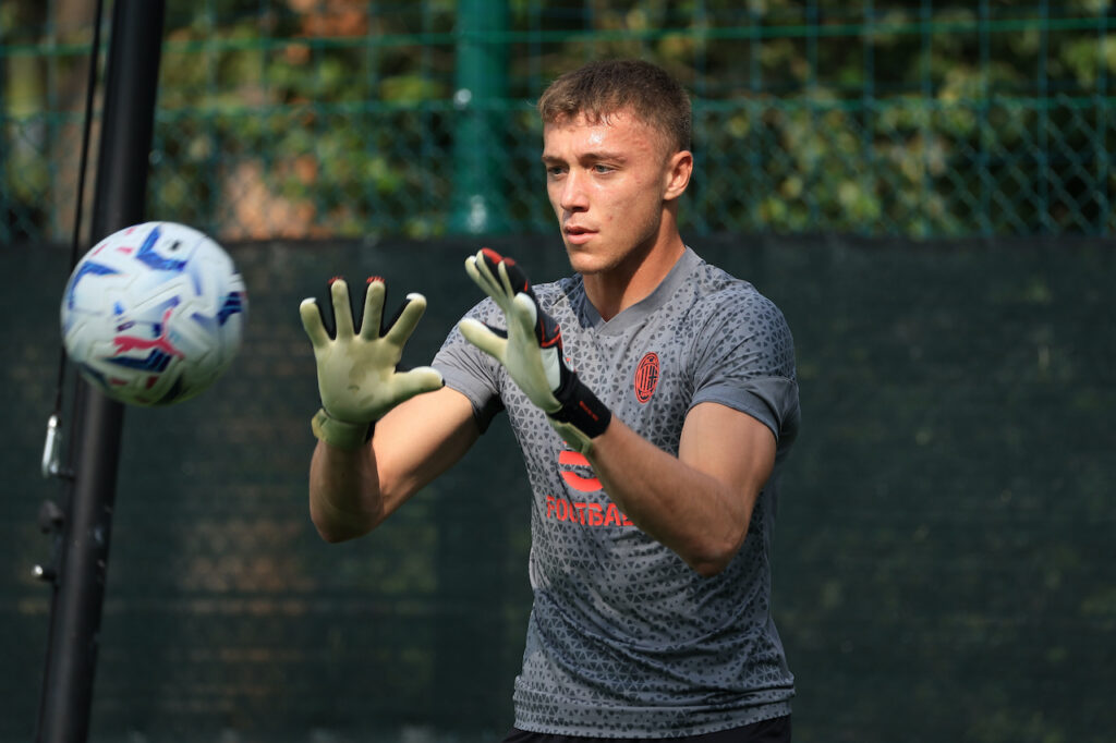 Lapo Nava AC Milan allenamento Milanello