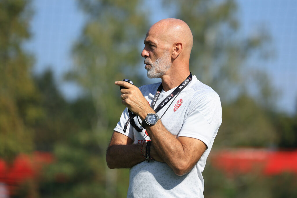 Stefano Pioli AC Milan allenamento Milanello