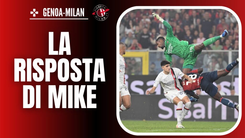 Mike Maignan AC Milan Genoa-Milan 0-1 Serie A 2023-2024