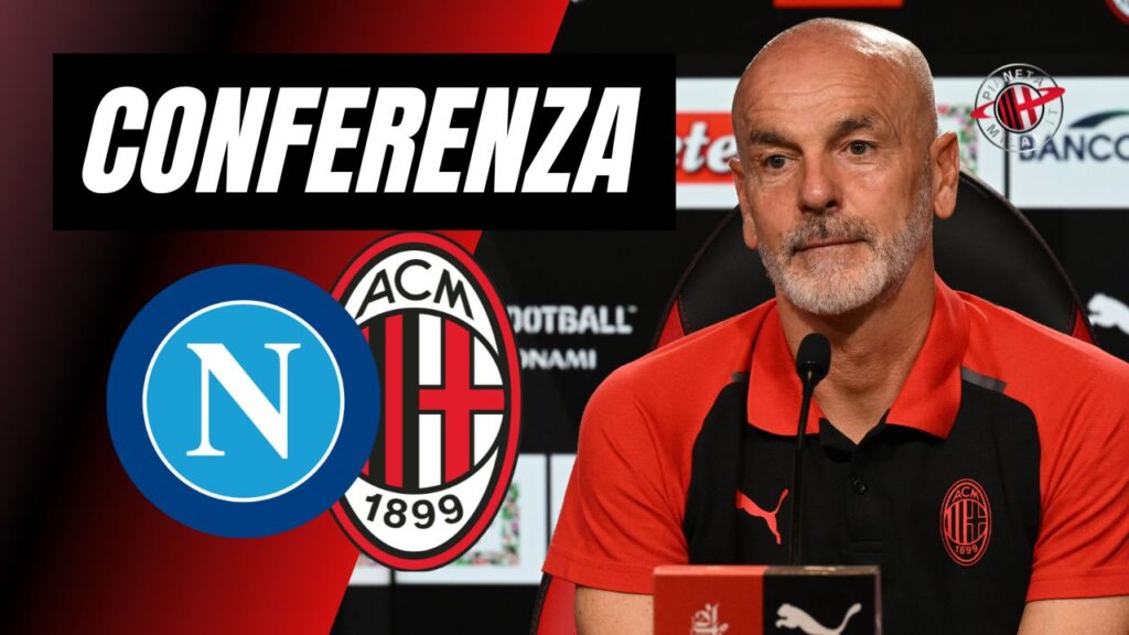 Napoli-Milan Serie A 2023-2024 conferenza stampa Pioli