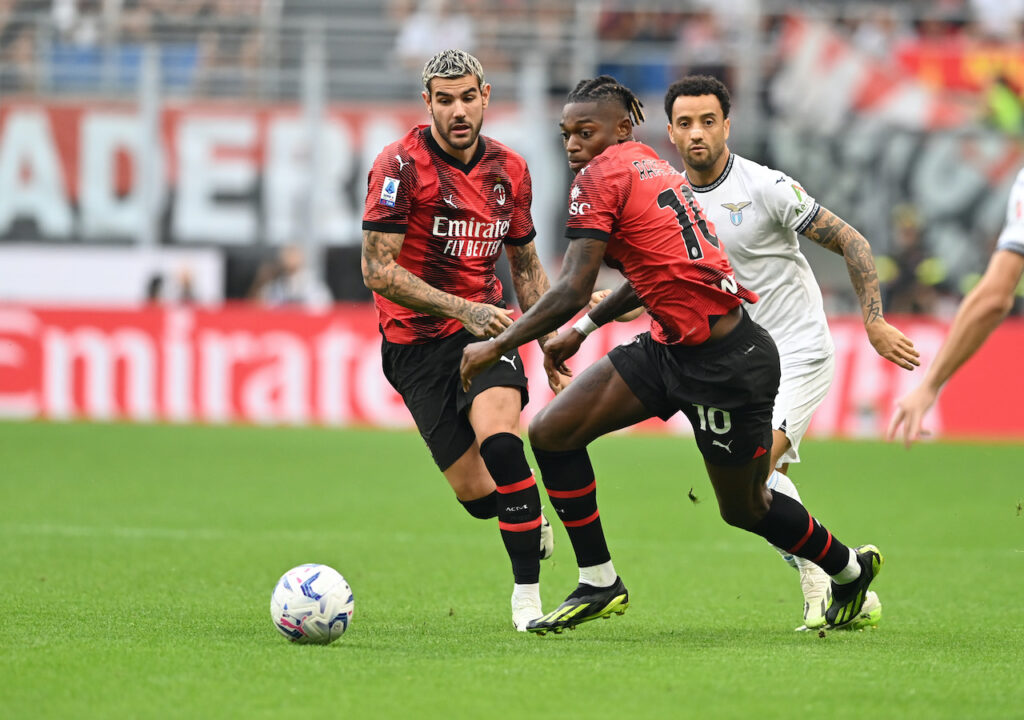 Theo Hernández Rafael Leao AC Milan Milan-Lazio 2-0 Serie A 2023-2024