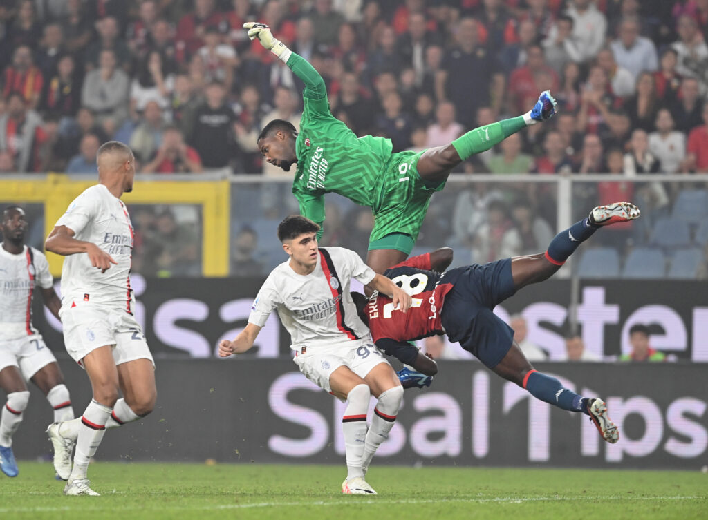 Mike Maignan AC Milan Genoa-Milan 0-1 Serie A 2023-2024
