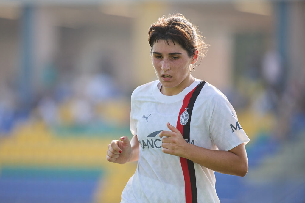 Marta Mascarello, centrocampista del Milan Femminile