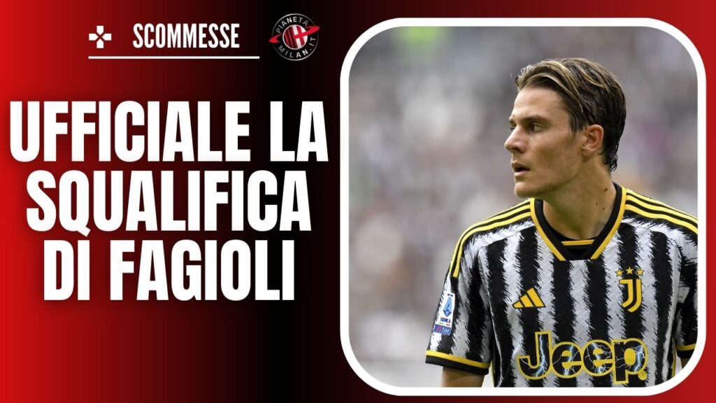 indagine scommesse Fagioli Juventus