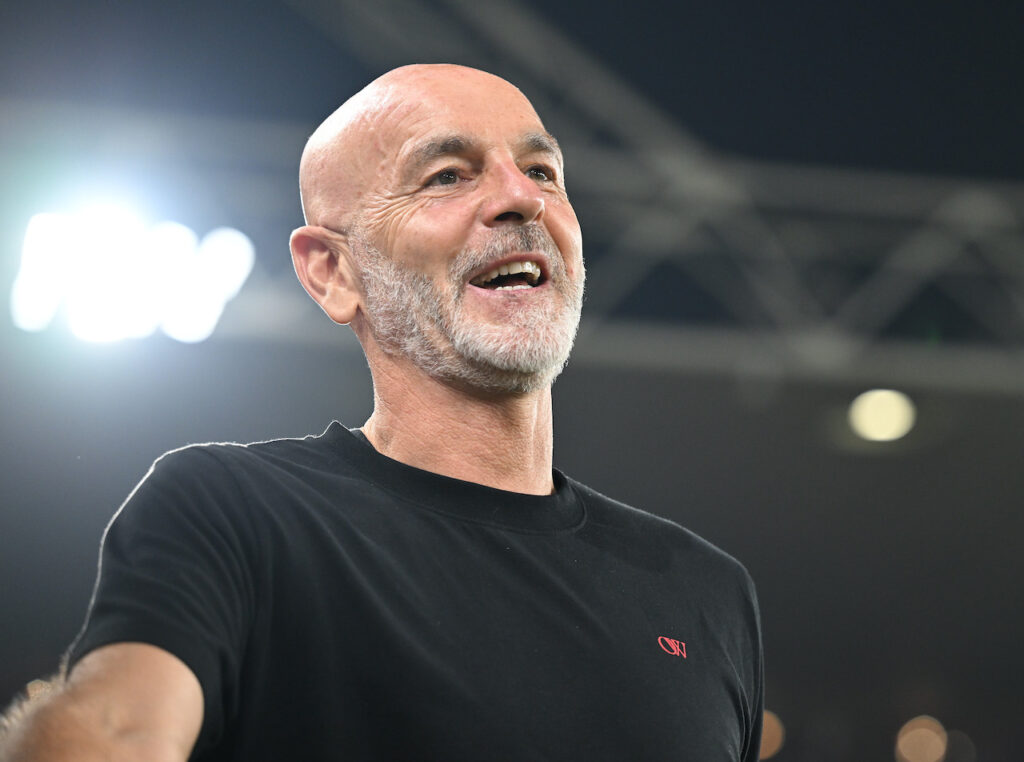 Stefano Pioli AC Milan Genoa-Milan 0-1 Serie A 2023-2024