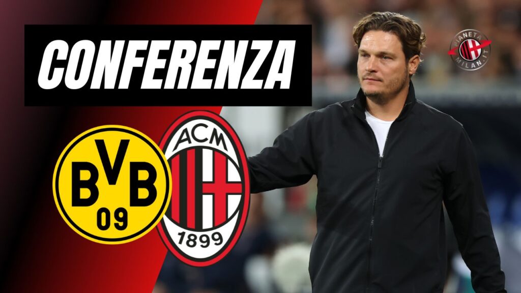 Conferenza stampa Terzic Borussia Dortmund-Milan Champions League 2023-2024 LIVE