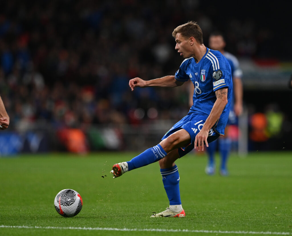 Nicolò Barella, centrocampista dell'Italia