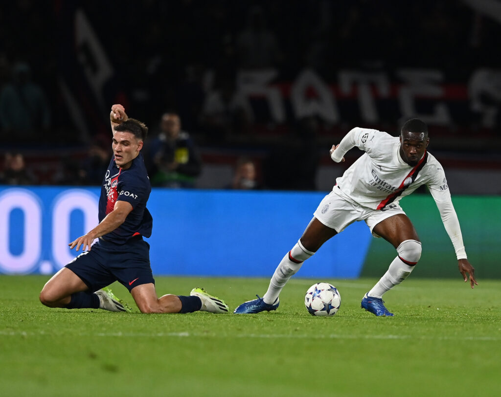 Ugarte Tomori PSG-Milan 3-0 Champions League 2023-2024