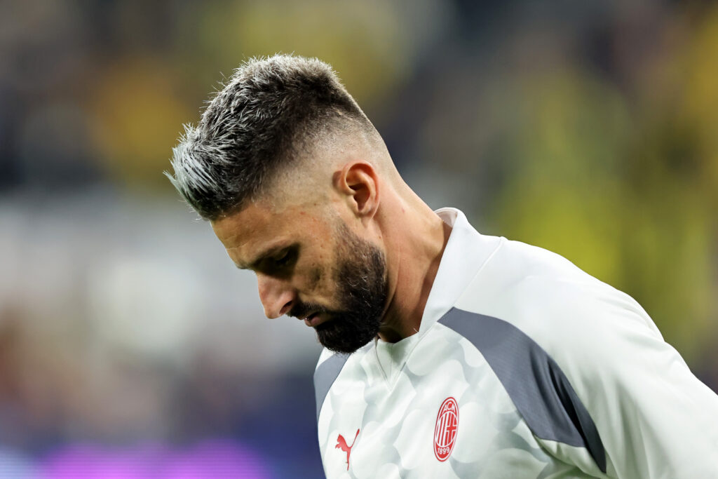 Olivier Giroud Ac Milan Borussia Dortmund-Milan Champions League 2023-24