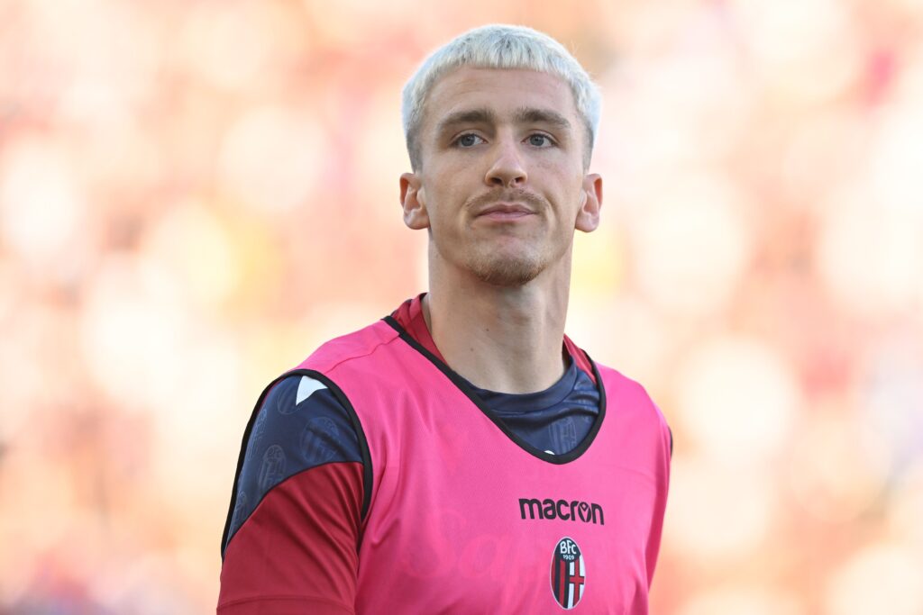 Alexis Saelemaekers, esterno del Bologna (Getty images)