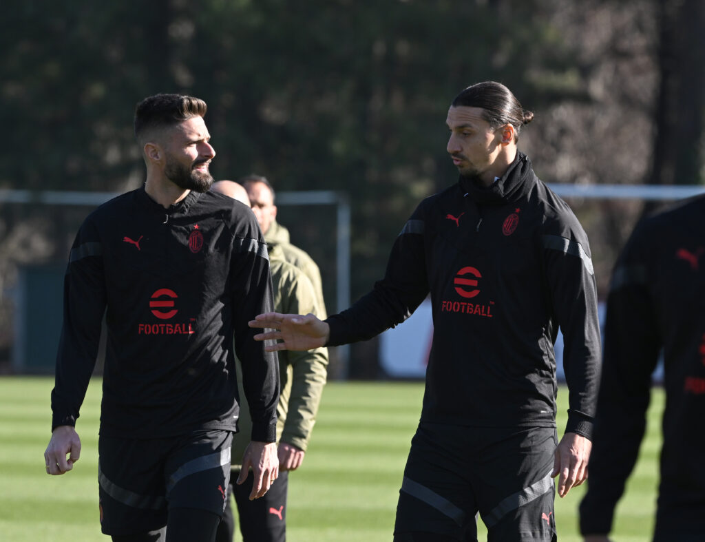 Olivier Giroud e Zlatan Ibrahimovic