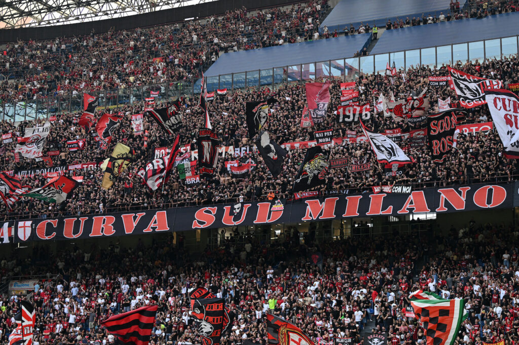 Curva Sud Milano AC Milan Milan-Lazio 2-0 Serie A 2023-2024