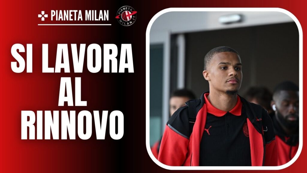 Malick Thiaw AC Milan Roma-Milan 1-2 Serie A 2023-2024