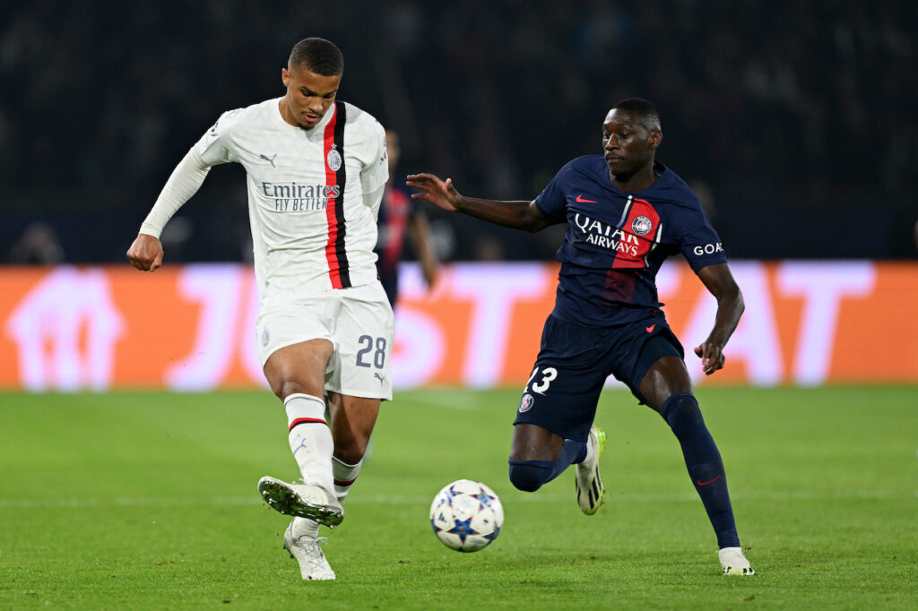 Kolo Muani Thiaw PSG-Milan 3-0 Champions League 2023-2024