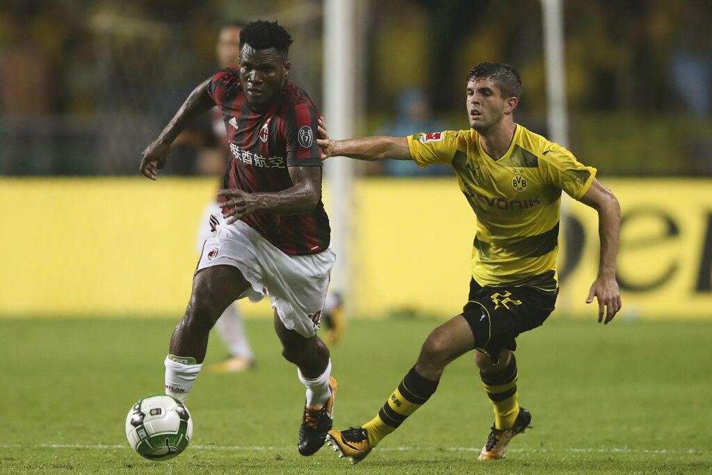 Kessié Pulisic AC Milan Borussia Dortmund