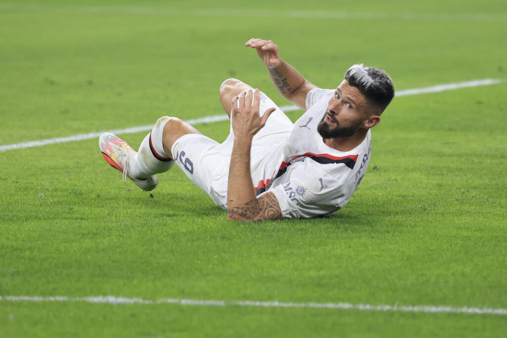 Olivier Giroud AC Milan Borussia Dortmund-Milan 0-0 Champions League 2023-2024