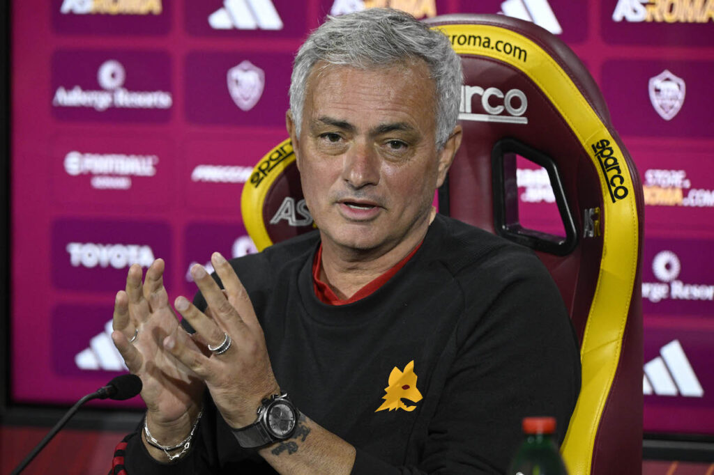 José Mourinho AS Roma conferenza stampa