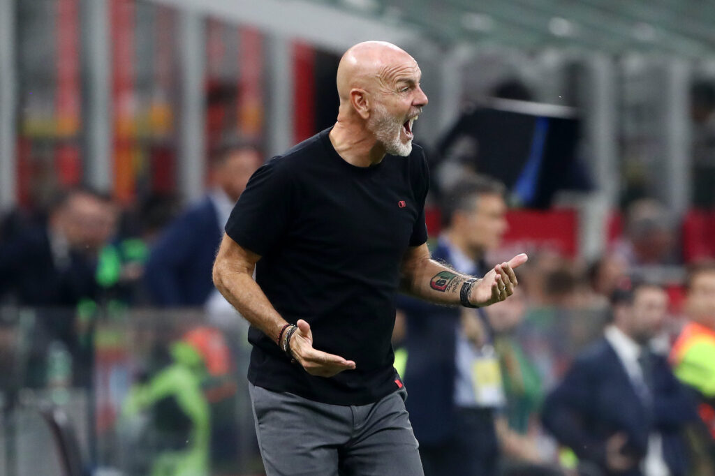 Stefano Pioli AC Milan Milan-Lazio 2-0 Serie A 2023-2024