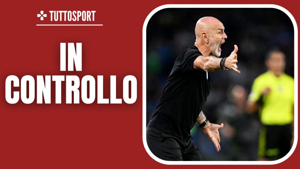 Stefano Pioli AC Milan Napoli-Milan 2-2 Serie A 2023-2024