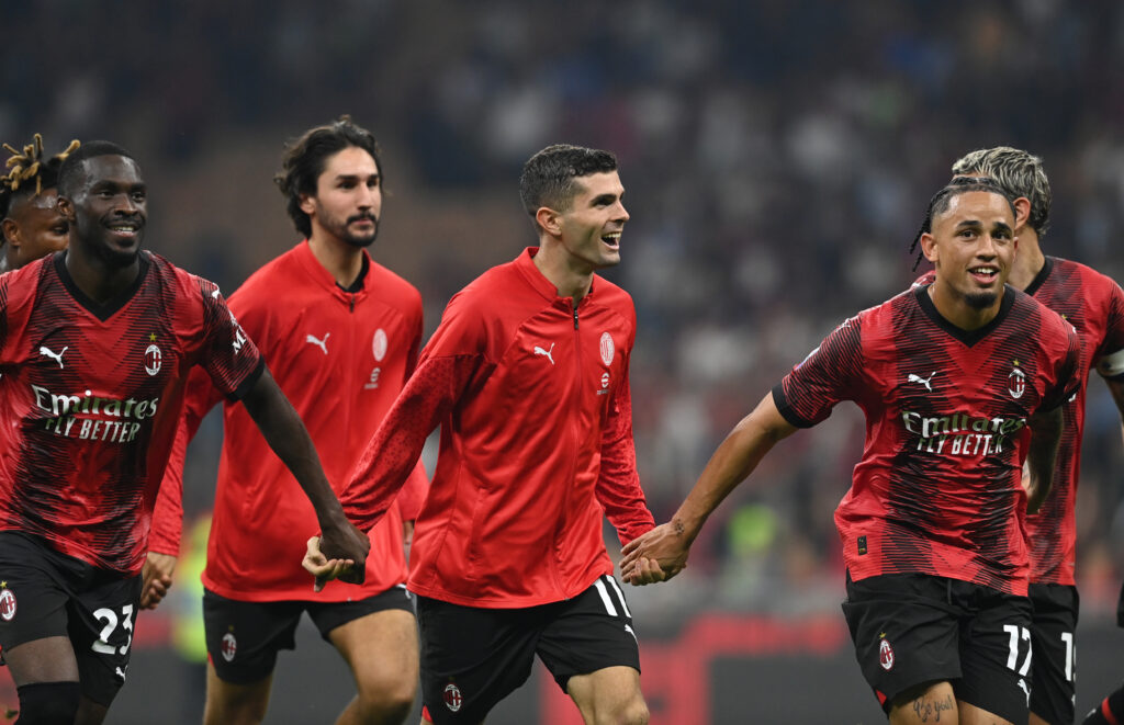 Christian Pulisic AC Milan Milan-Lazio 2-0 Serie A 2023-2024