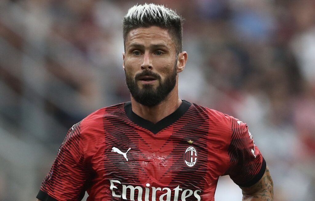 Olivier Giroud AC Milan Milan-Lazio 2-0 Serie A 2023-2024