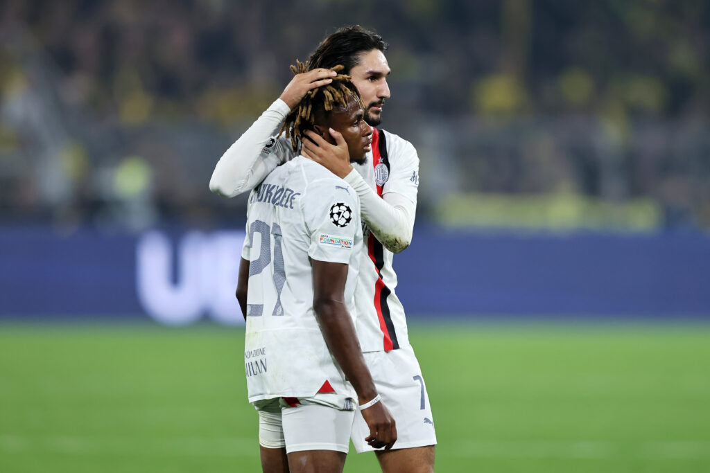 Chukwueze Adli Ac Milan Borussia Dortmund-Milan Champions League 2023-24