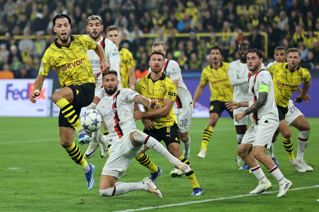 Borussia Dortmund-Milan Champions League 2023-2024 Giroud