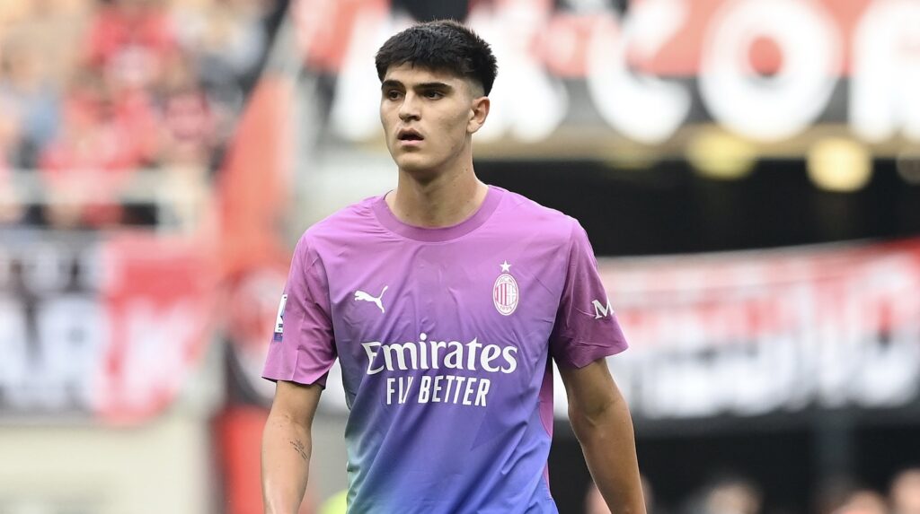 Davide Bartesaghi AC Milan Milan-Verona 1-0 Serie A 2023-2024