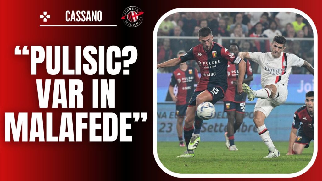 gol Pulisic AC Milan Genoa-Milan 0-1 Serie A 2023-2024