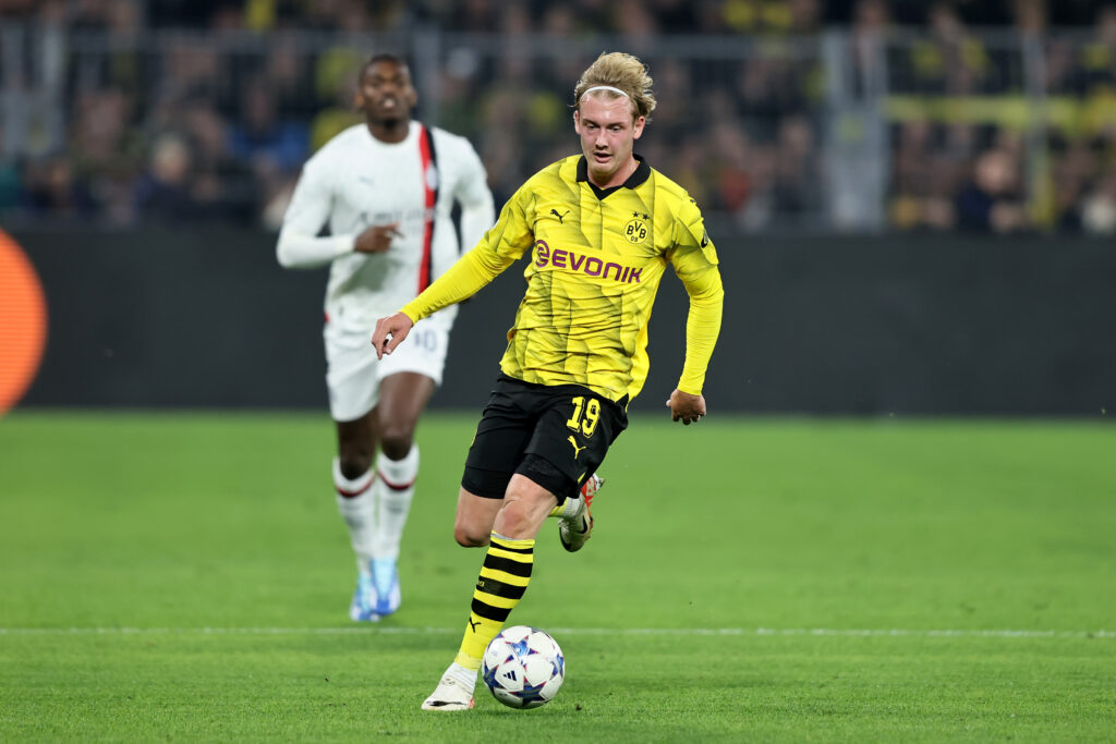 Borussia Dortmund-Milan Champions League 2023-2024 Brandt
