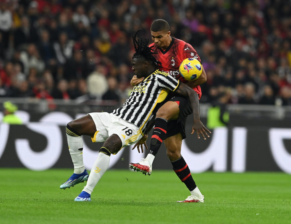 Thiaw Kean Milan-Juventus 0-1 Serie A 2023-2024