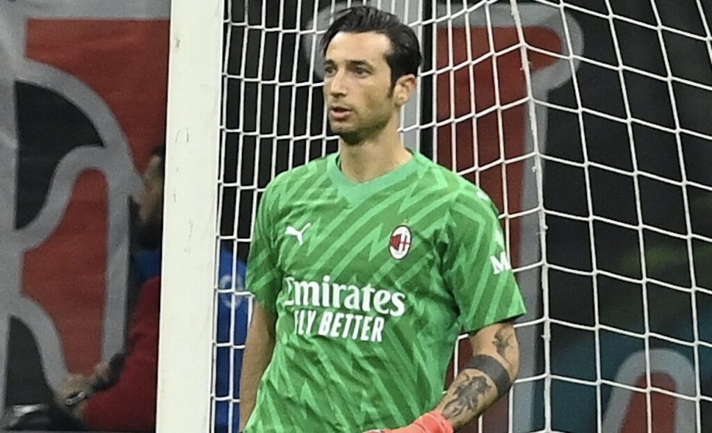 Antonio Mirante AC Milan Milan-Juventus 0-1 Serie A 2023-2024