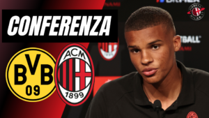 Conferenza stampa Thiaw Borussia Dortmund-Milan Champions League 2023-2024 LIVE