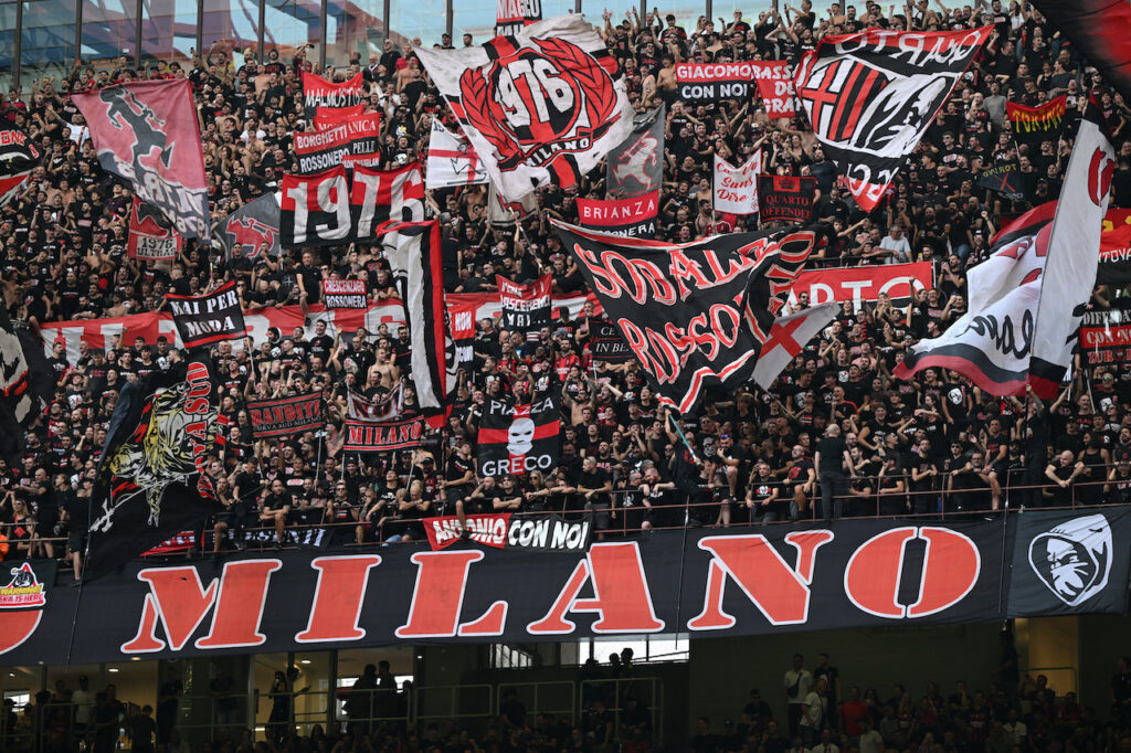 Curva Sud Milano AC Milan San Siro Milan-Lazio 2-0 Serie A 2023-2024