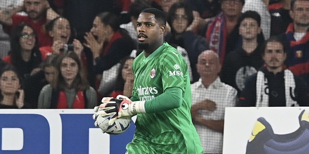 Mike Maignan AC Milan Genoa-Milan 0-1 Serie A 2023-2024