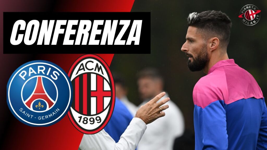 Conferenza stampa Olivier Giroud, Psg-Milan 24/10/2023 PianetaMilan.it