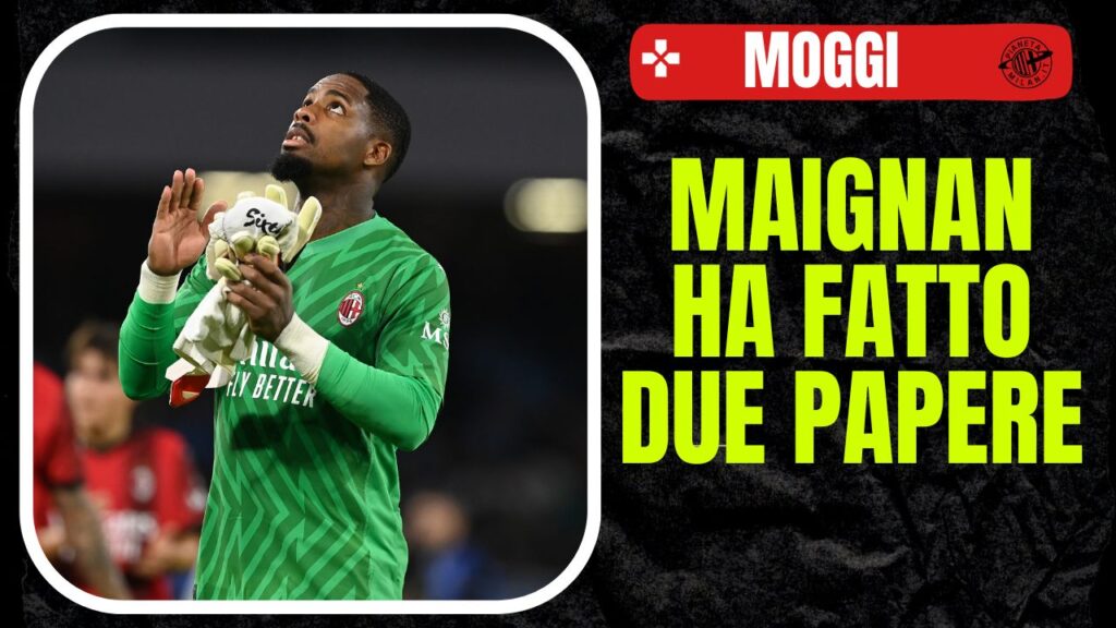 Maignan AC Napoli-Milan 2-2 Serie A 2023-2024