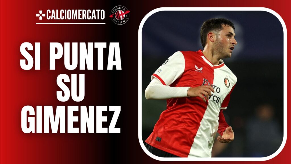 Santiago Gimenez, attaccante del Feyenoord 31/10/2023 PianetaMilan.it