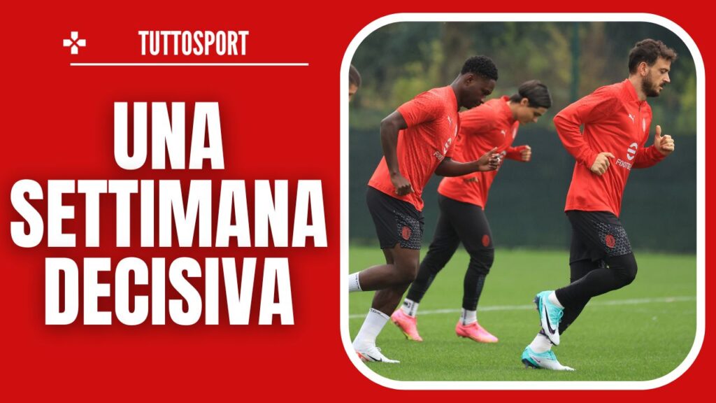 Giocatori del Milan in allenamento 19/10/2023 Fonte Tuttosport - PianetaMilan.it