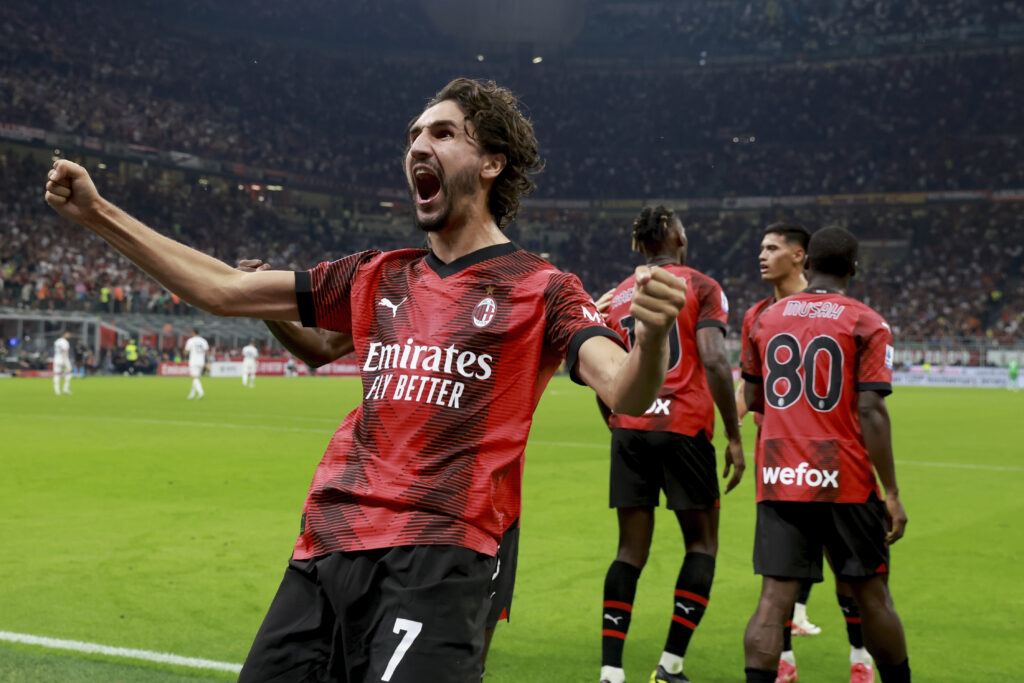 Yacine Adli AC Milan Milan-Lazio 2-0 Serie A 2023-2024