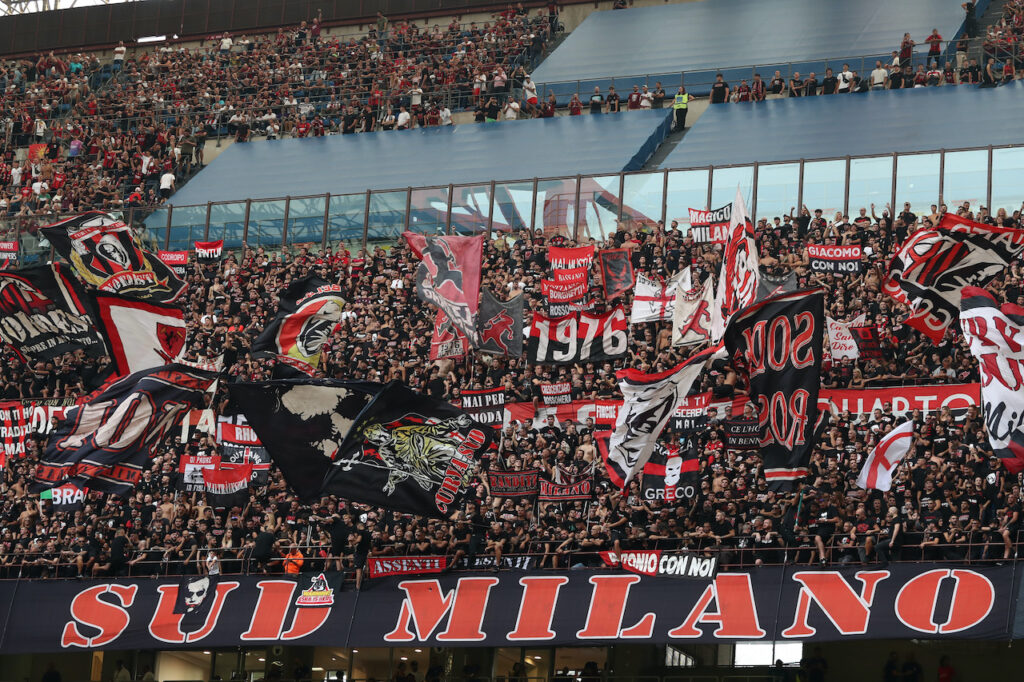 Curva Sud Milano AC Milan Milan-Lazio 2-0 Serie A 2023-2024