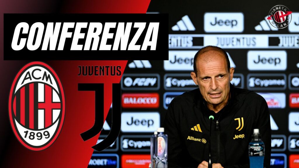 Conferenza Stampa Milan-Juventus Serie A 2023-2024 Allegri