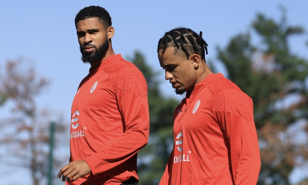 Loftus-Cheek Okafor AC Milan allenamento Milanello