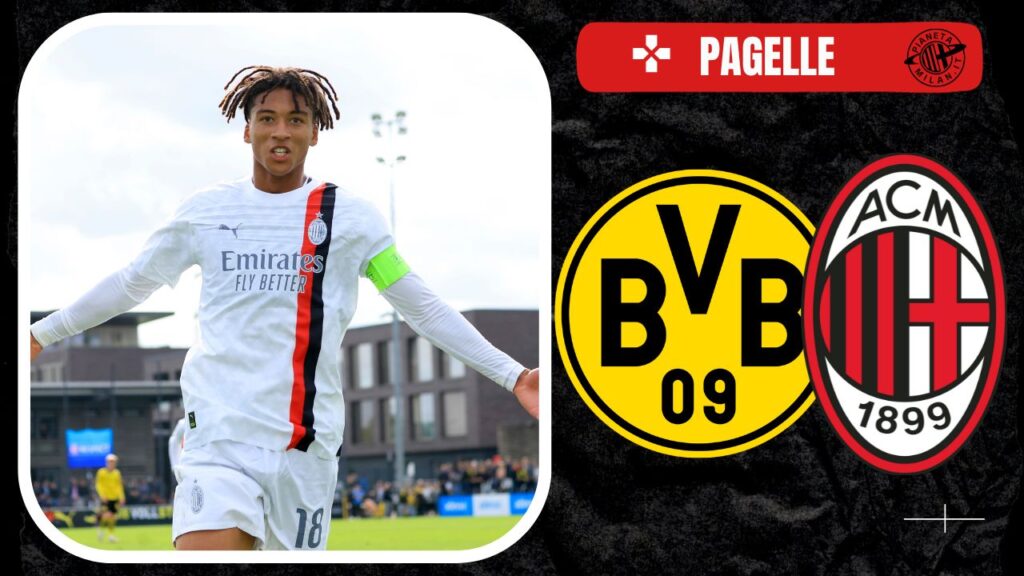 Pagelle Borussia Dortmund-Milan Youth League League 2023-2024