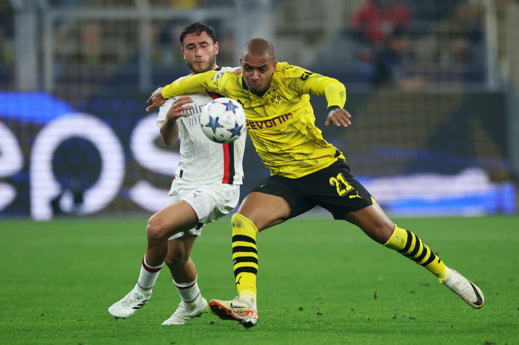 Borussia Dortmund-Milan Champions League 2023-2024 Malen Calabria