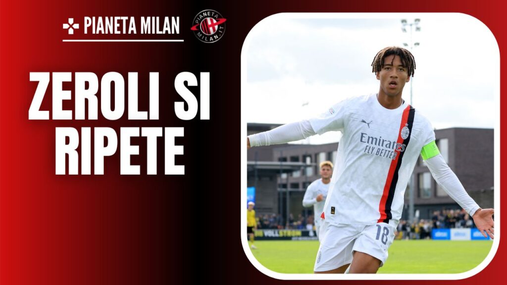 Kevin Zeroli AC Milan amichevole Milan-Lumezzane 7-0 precampionato 2023-2024