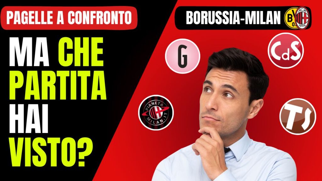 Voti e pagelle dei giornali a confronto dopo Borussia-Milan